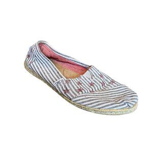 Toms american flag hemp size 7.5 womens